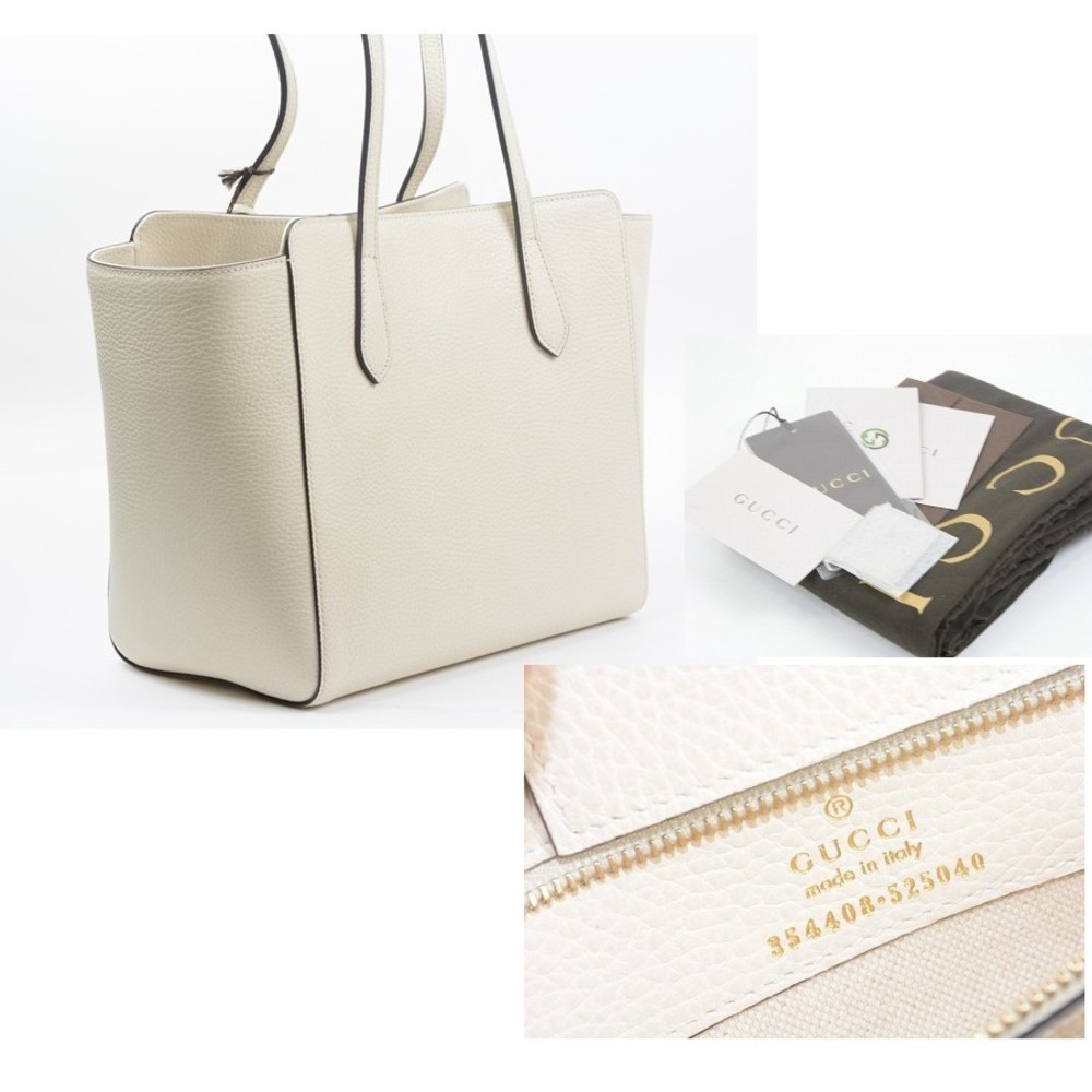 Gucci Bag Tote Shoulder Swing Leather - Picture 5 of 5